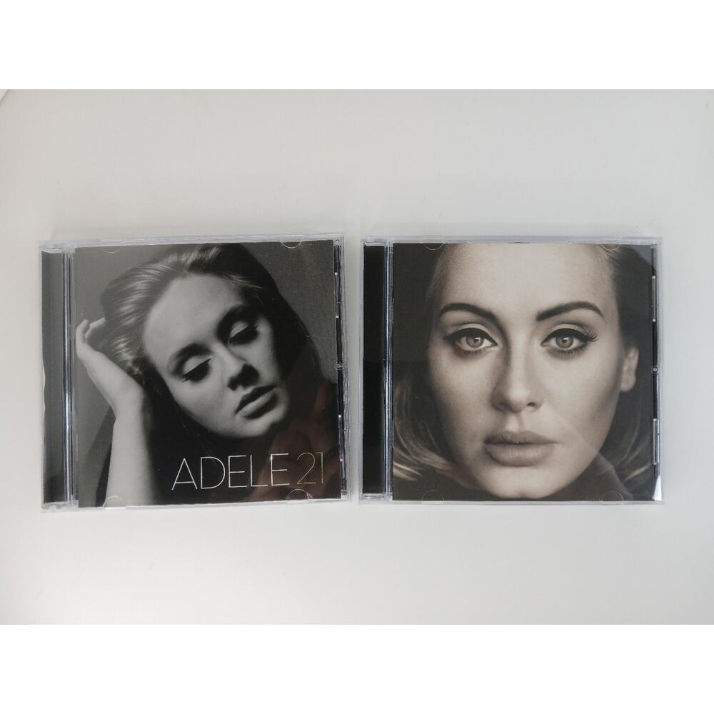 Lot of 2 Adele CDs Adele 21 & Adele 25 Rolling in The Deep Hello Rumor Has It